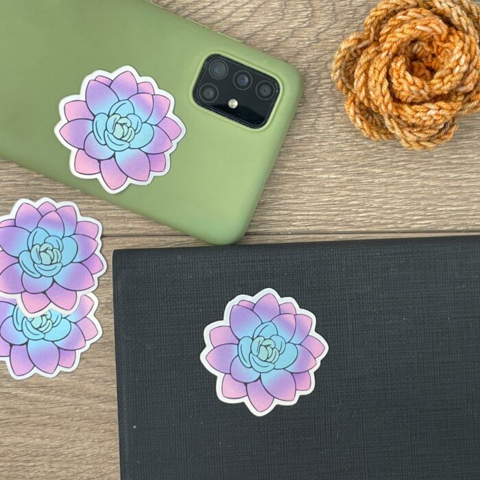Stickers holographique mate - Graptopelatum – Image 2