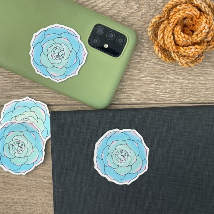 Stickers holographique mate - Sedum – Image 2