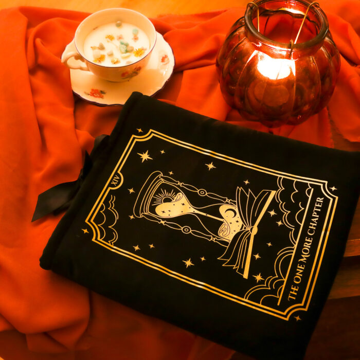 Pochette pour livre en velours - Sablier – Image 11