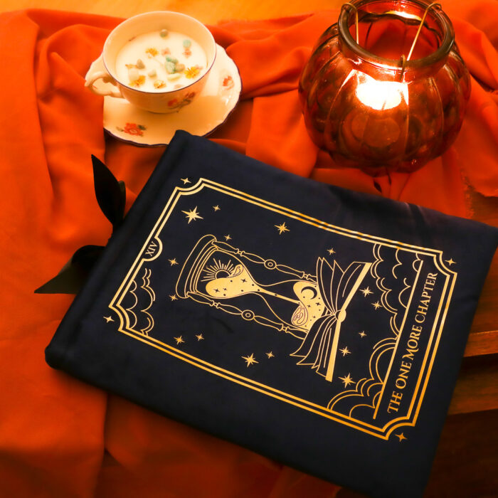 Pochette pour livre en velours - Sablier – Image 9