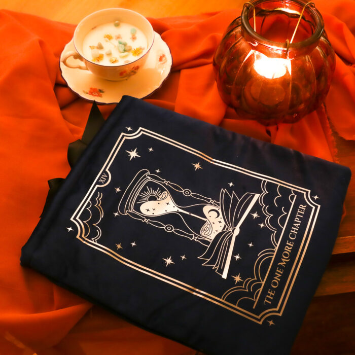 Pochette pour livre en velours - Sablier – Image 8
