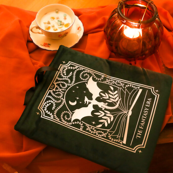 Pochette pour livre en velours - Dragon – Image 10