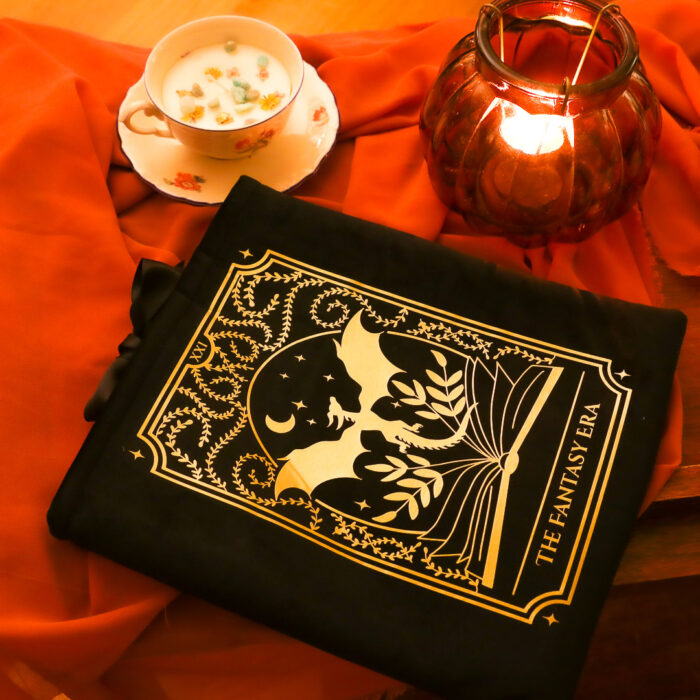 Pochette pour livre en velours - Dragon – Image 9