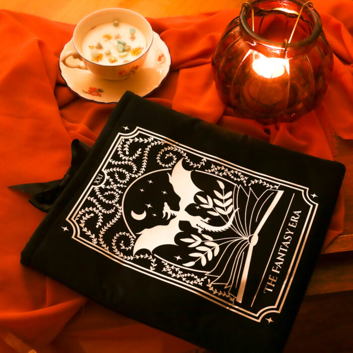 Pochette pour livre en velours - Dragon – Image 8