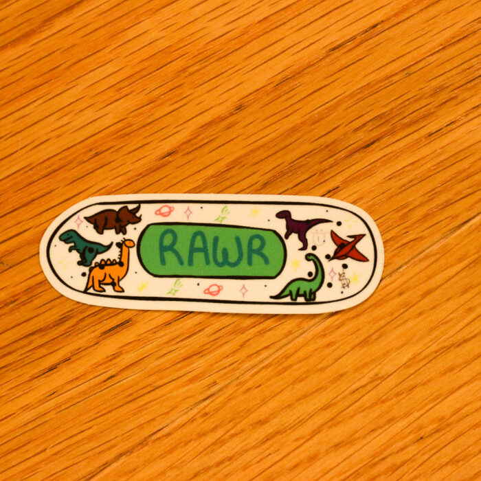 Sticker transparent - Pansement dinosaure – Image 2
