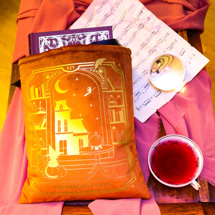 Pochette pour livre en velours - Sorcière – Image 2