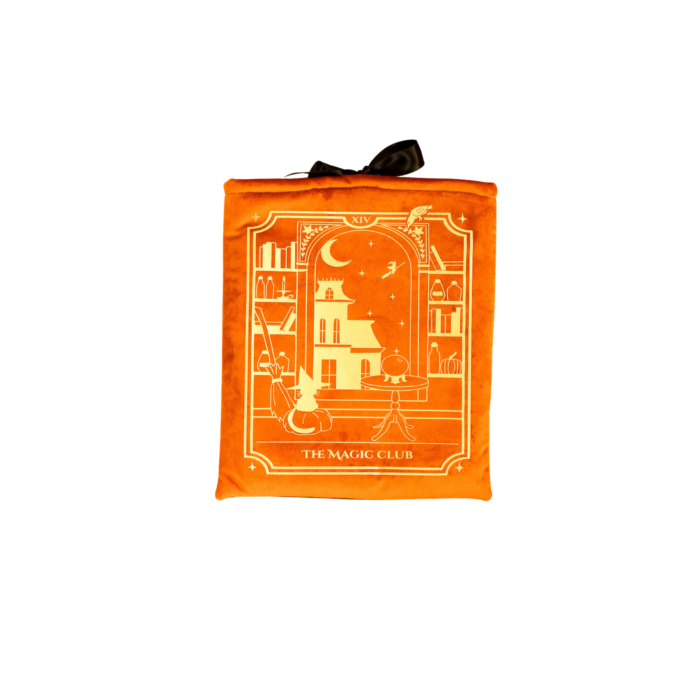Pochette pour livre en velours - Sorcière